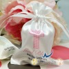 Personalized Satin Drawstring Party Favor Bag