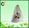 Personalized eco-friendly bamboo bag with pp string bamboo fiber drawstring bag