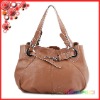 Personalized ornaments 2012 new cow leather shoulder handbag