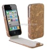 Phoenix Style Leather Case for iPhone 4 (Brown)