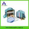 Picnic Cooler bag Family Sized in Fresh Green's and Summer Cream's 15 Litre