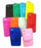 Pig pattern silicone phone protective back cover case for iPhone4S