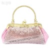 Pink Aluminum evening handbag WI-0770