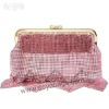 Pink Aluminum evening handbag WI-0796