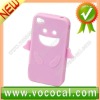 Pink Angel Silicone Case for iPhone 4S 4GS