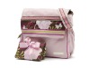 Pink Bird Damask Messenger Nappy / Diaper Bag