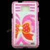 Pink Bowknot Detachable Hard Protect Shell Skin For Samsung Galaxy S2 i9100