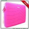 Pink Debossed Neoprene sleeve for MacBook Air
