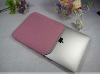 Pink Double fabric Neoprene Laptop reversible sleeve