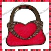 Pink Enamel Clip Purse Shaped Purse Hanger/Handbag Hooker/Bag Hook/Purse Holder/Handbag Purse Caddy