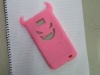 Pink Halloween Devil Silicone Case For Samsung Galaxy S2 i9100