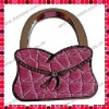 Pink Leather Animal Print Purse Shaped Handbag Hook/Bag Hanger/Purse Hanger/Handbag Purse Holder Hook Hanger/Purse Caddy