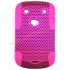 Pink Mesh Surface With Silicone Inside Protector Cover Shell For Blackberry Bold 9900