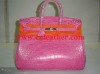 Pink Moroccan leather bags women 2012