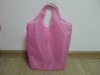 Pink Nylon shopping bag