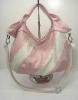 Pink PU hot sale ladies lather bags