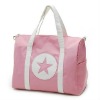 Pink PU shoulder bags for ladies use