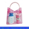 Pink PVC Cosmetic Bag with good quality