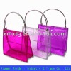 Pink PVC Handle bag