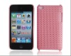 Pink Perforated hard Case Cover skin for iPod Touch 4 4th