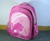 Pink Polyester School Bag