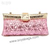 Pink Sequins evening bags WI-0536