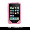 Pink Silicone Cover for iPhone 4