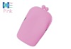 Pink Silicone Pouch for Cell Phone