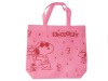 Pink Snoopy Non-woven shopping handbag