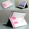 Pink Sweety Lovers Style for iPad 2 Leather Case