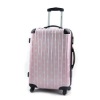 Pink & White Dot Hard Luggage Trolley