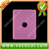 Pink Whorl Pattern Silicone Cover Skin for Apple iPad