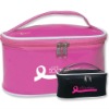 Pink color cosmetic bag bag