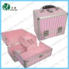 Pink cosmetic case,makeup storage boxes