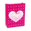 Pink heart bags