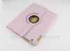 Pink leather case For ipad 2 smart cover