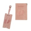 Pink luggage tags