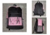 Pink school backpack