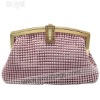 Pink sequin evening handbag WI-0424