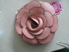 Pink  simple flower PU coin purse