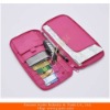 Pink travel wallet