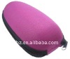 Pink zipper closure designer brand EVA glasses case