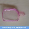 Piping around pvc plastic cosmetics bag XYL-D-C095