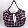 Plaid Cotton Handbag