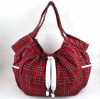 Plaid Cotton Handbag