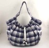 Plaid Cotton Handbag