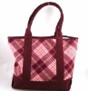 Plaid Cotton Tote Bag