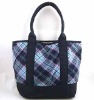 Plaid Cotton Tote Bag