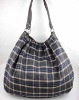 Plaid Cotton Tote Bag