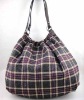 Plaid Cotton Tote Bag